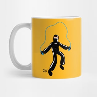 Ninja skipping with skipping rope! Mug